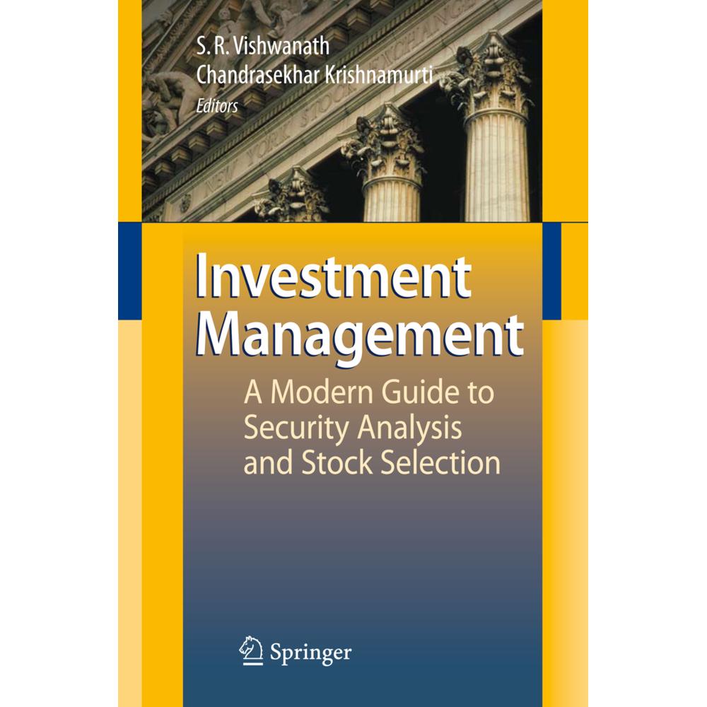 Investment Management, Fachbücher von Chandrasekhar Krishnamurti, Ramanna Vishwanath