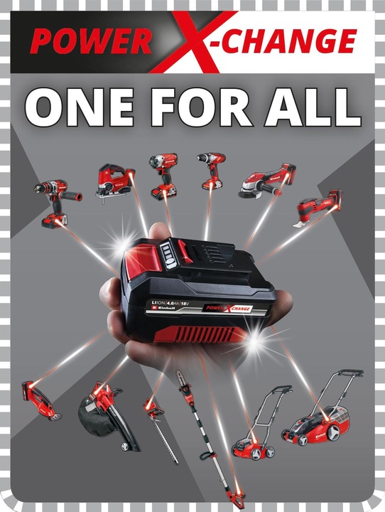Actual product image Einhell GE-CL 36/230 Li E -Solo (Rechargeable battery operated, Leaf vacuums)
