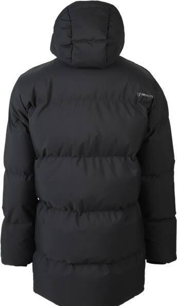 Productafbeelding Brunotti Bigmain Heren Lange Puffer Jas - Zwart - Maat XL (XL)