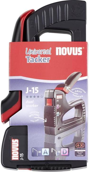 Actual product image Novus Hand Tacker J-15 ADGH
