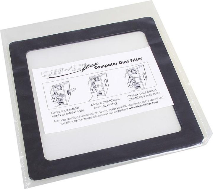 Immagine prodotto DEMCiflex Filtro antipolvere 120mm, quadrato - bianco/nero