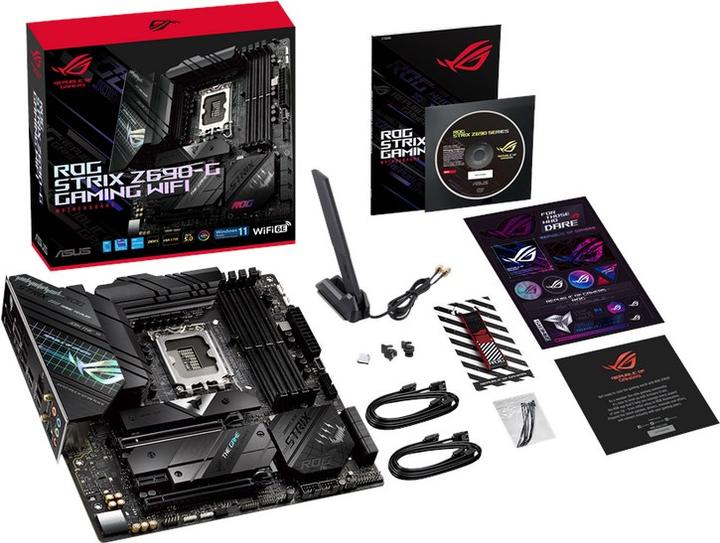 Actual product image ASUS ROG Strix Z690-G Gaming Wifi (LGA 1700, Intel Z690 (DDR5), mATX)