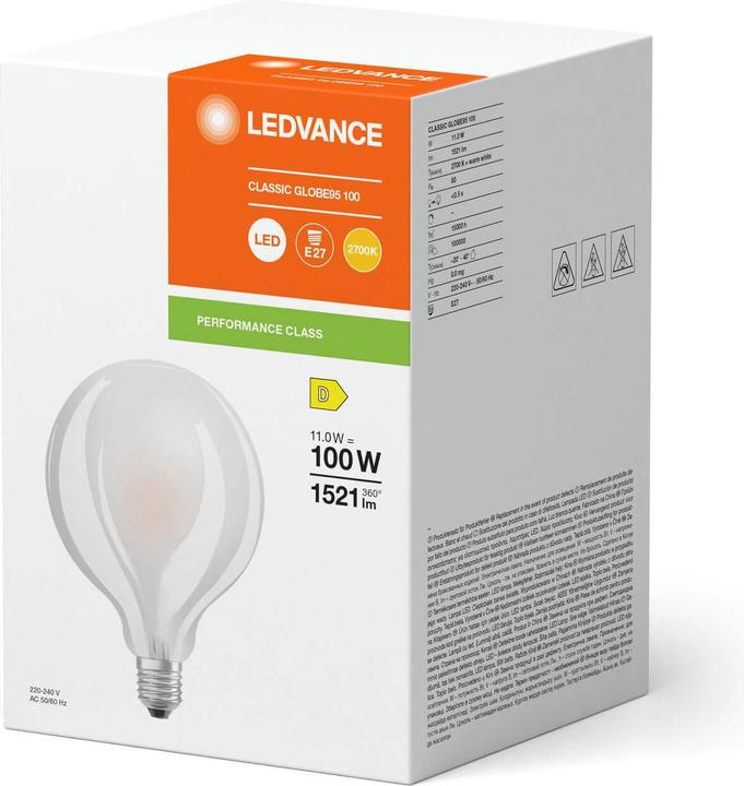 Produktbild Ledvance LED-Globelampelampe (E27, 1521 lm, 1x)
