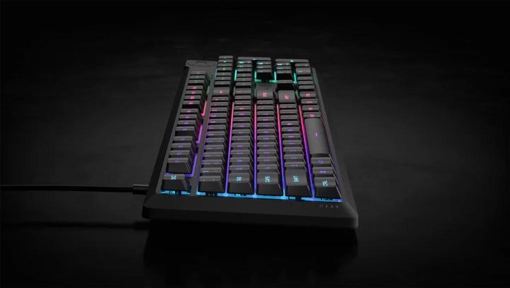Actual product image Corsair K55 Core - Gaming Keyboard - Lighted RGB LED - Rubberdome - Light gray - US QWERTY (CH -9226 (US, Cable)