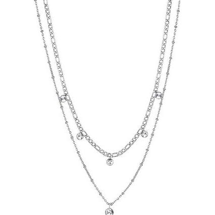 Brosway Steel double necklace with Symphonia BYM81 crystals, Handykette