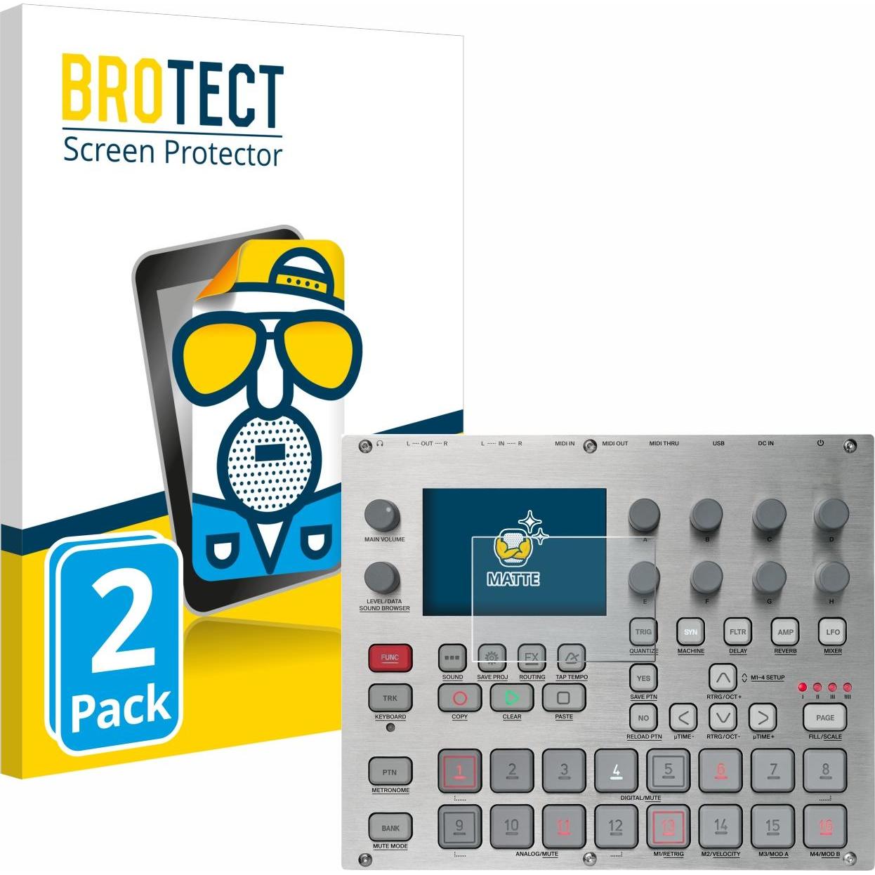 BROTECT Pellicola Opaca (Pellicola di protezione dello schermo), Accessori audio, Grigio