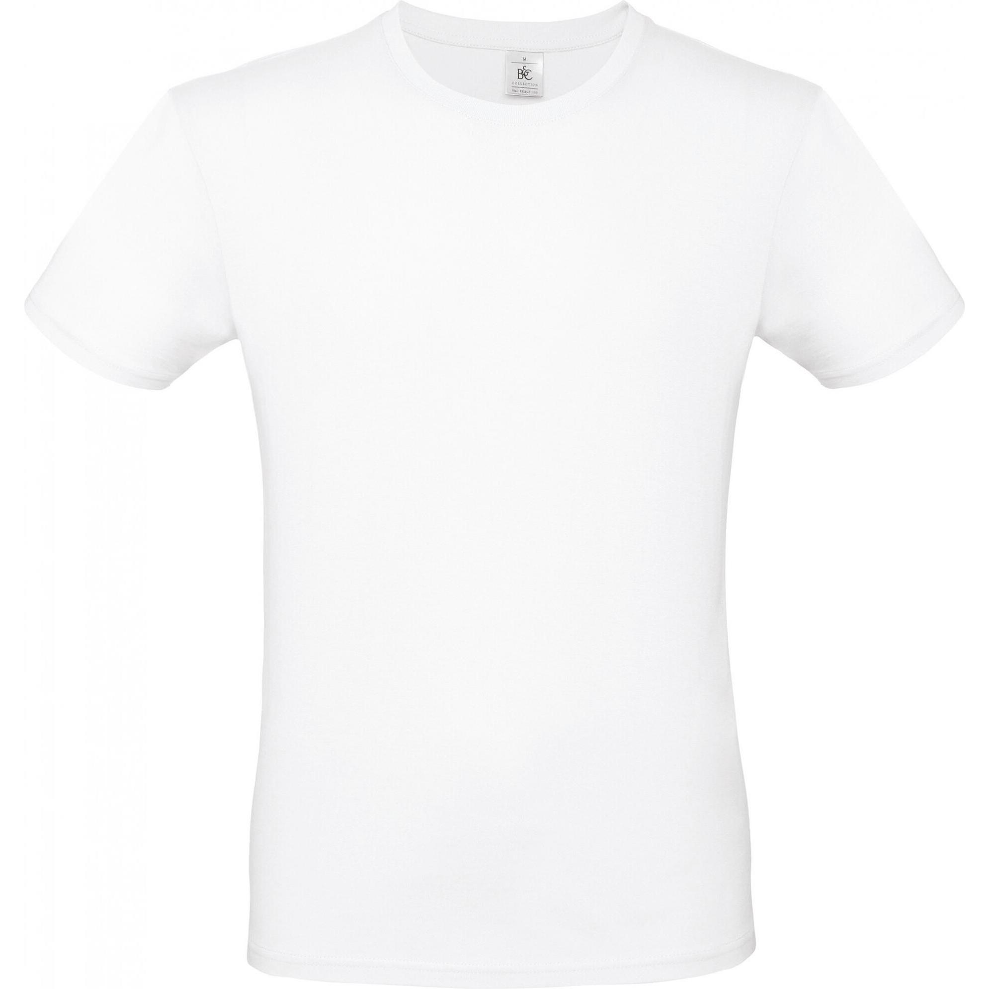 B&C, Herren, Shirt, E150, Weiss, (XXL)