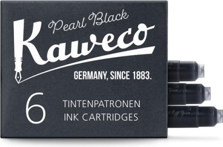 Kaweco Cartuccia d'inchiostro nero piccolo (6 Pezzo/i, Nero)