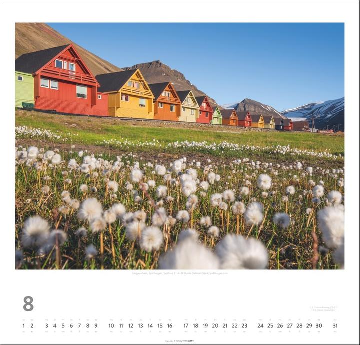 Produktbild Norwegen Kalender 2026 - Im Land der Mitternachtssonne (48 x 46 cm)