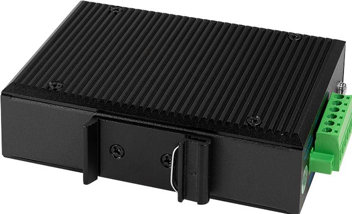 Produktbild LogiLink NS202P Industrieller Gigabit Ethernet Switch 5-Port 10/100/1000 Mbps mit PoE Hutschienenmo (5 Ports)