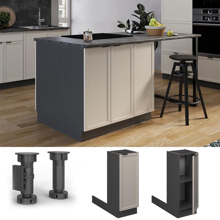 Produktbild Vicco Kücheninsel Fame-Line (70 x 70 x 82 cm)