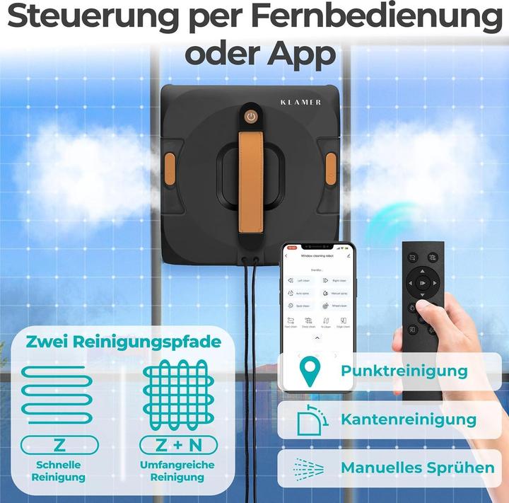 Produktbild KLAMER Fensterputzroboter