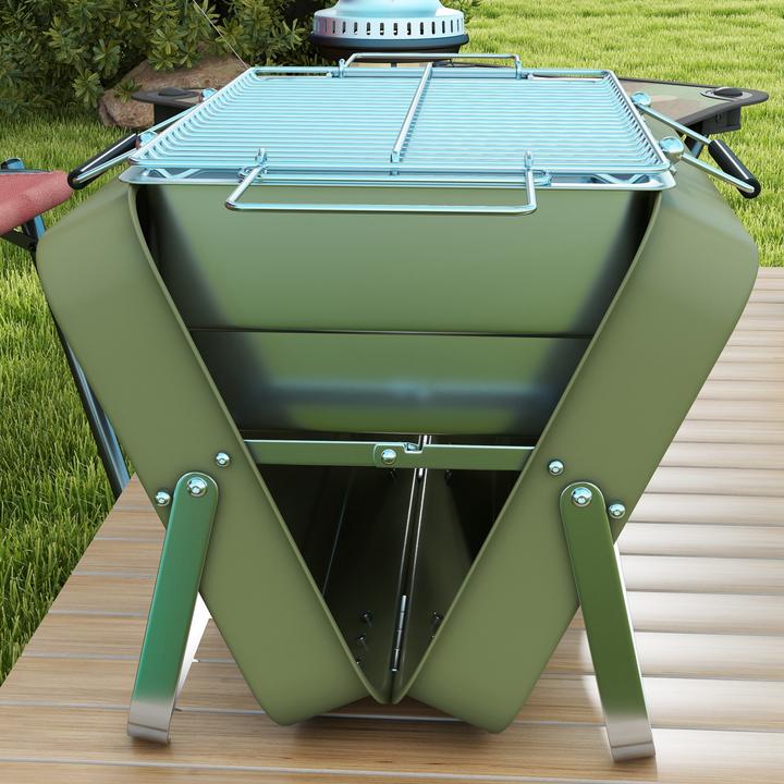 Actual product image Outsunny Table grill in case system