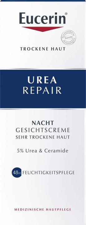 Actual product image Eucerin Urea Repair 5% (50 ml, Night cream, SPF 15)