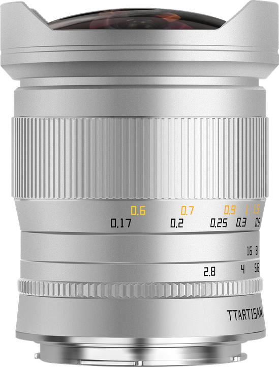 TTArtisan 11mm F2.8 L mount - Silver (Monture L, Plein format)