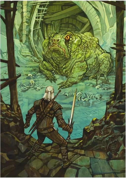 Actual product image Good Loot The Witcher Puzzle 10er-Pack 10th Anniversary Puzzle Collection (500 Teile) (500 pieces)