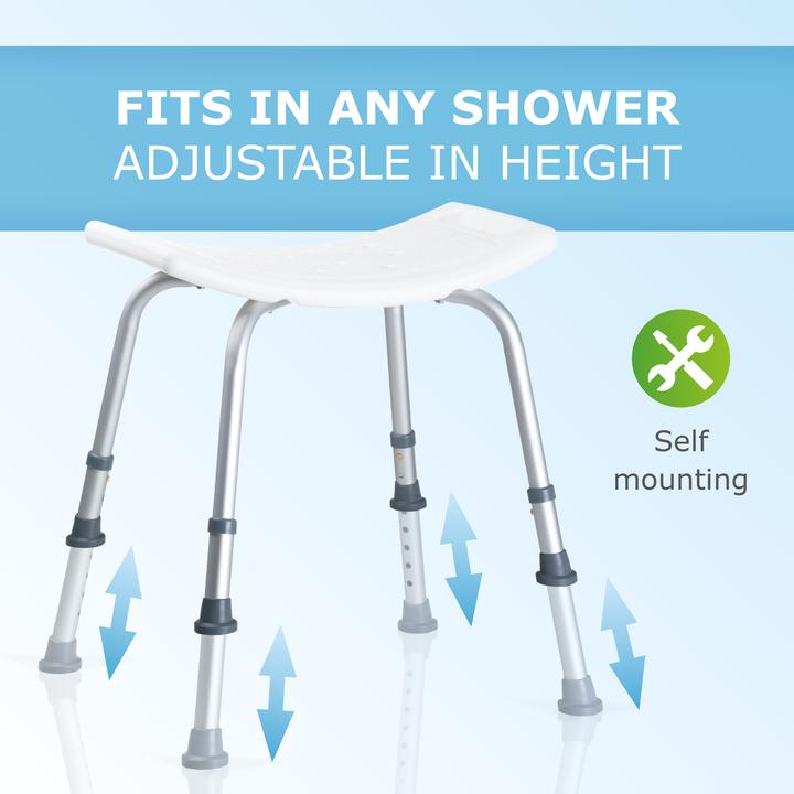 Image du produit Vivamore Chaise de douche 51x45x56cm (150 kg)