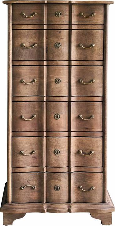 Produktbild Loberon Kommode Aiguillon braun (63 x 49 x 129 cm)