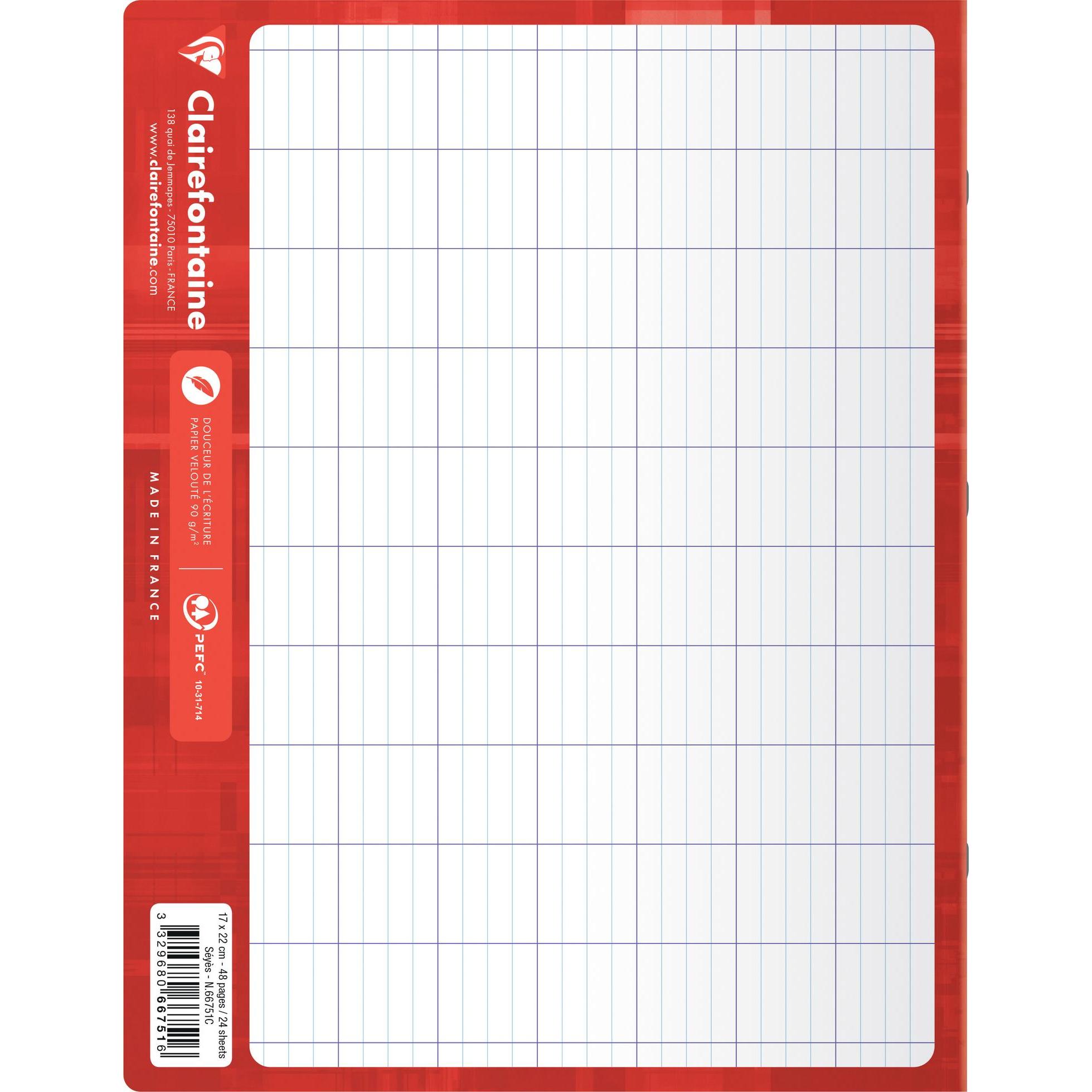 Thumbnail - Clairefontaine, Heft + Block, Cahier Magique couverture ardoise effa‡able (Kariert, Harter Einband)