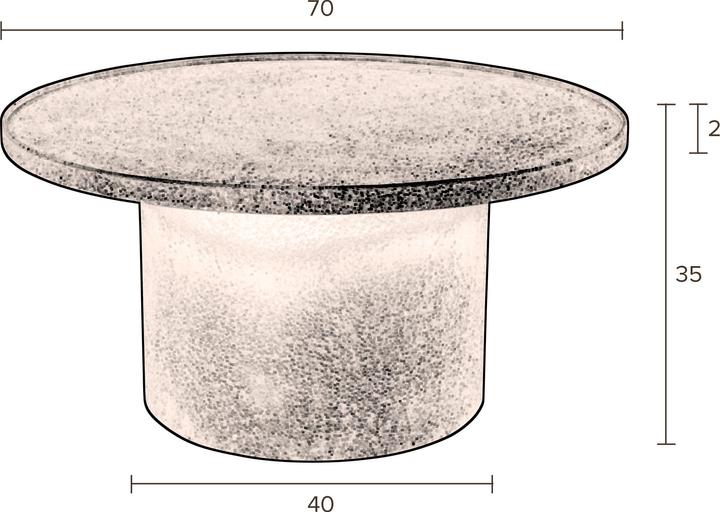Productafbeelding Dutchbone Tabel (70 x 70 x 35,5 cm)