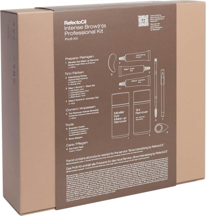 Image du produit Refectocil Kit professionnel Intense Brow(n)s (Brun foncé, Chocolat, Noir brun, Frêne brun)