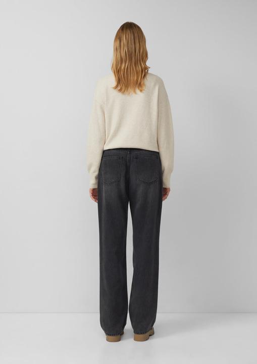 Image du produit s.Oliver Strickpullover Feinstrickpullover mit Stehkragen und Schmuck-Perlen (40)