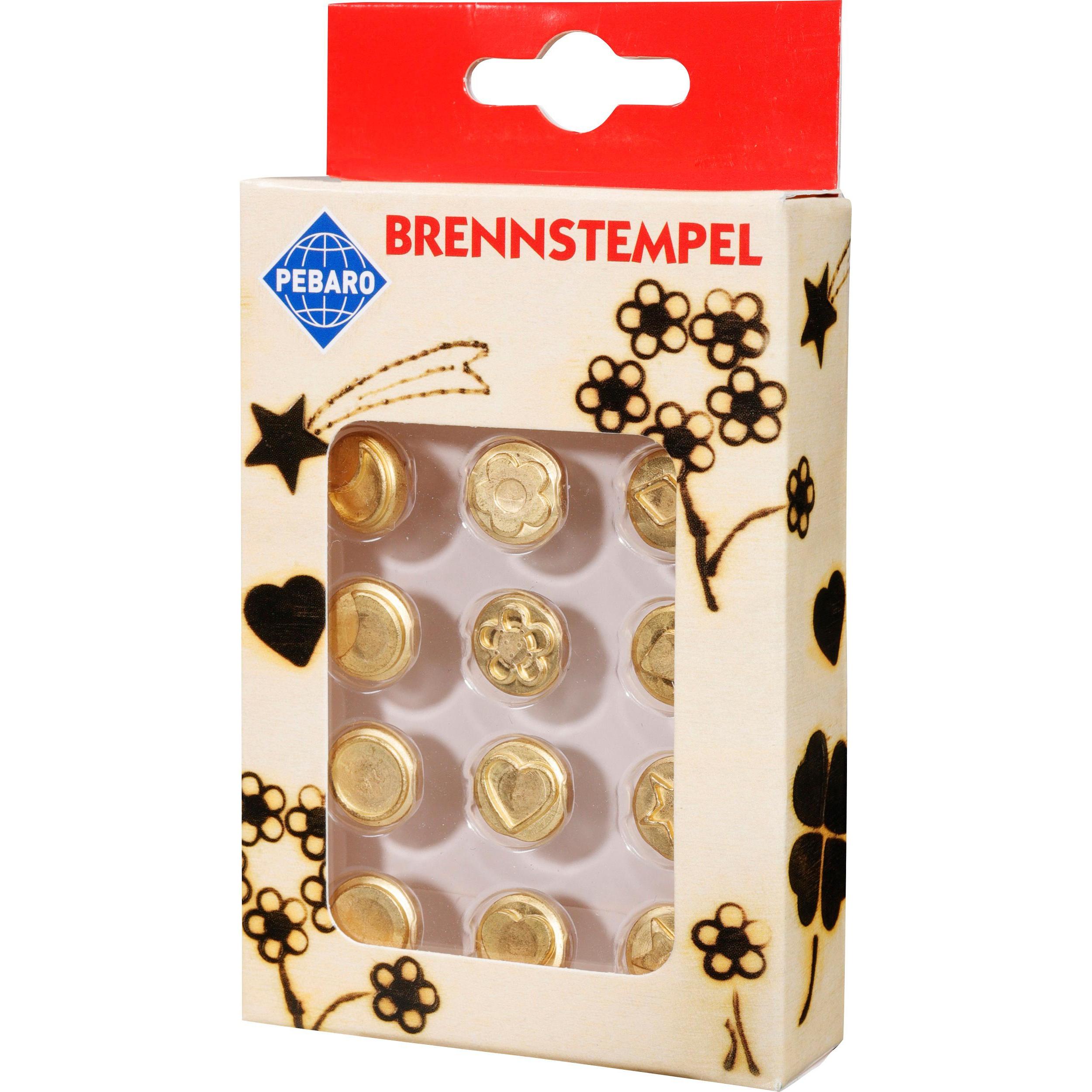 Pebaro Brennstempel Set (Brennspitze), Lötgerät Zubehör, Gold
