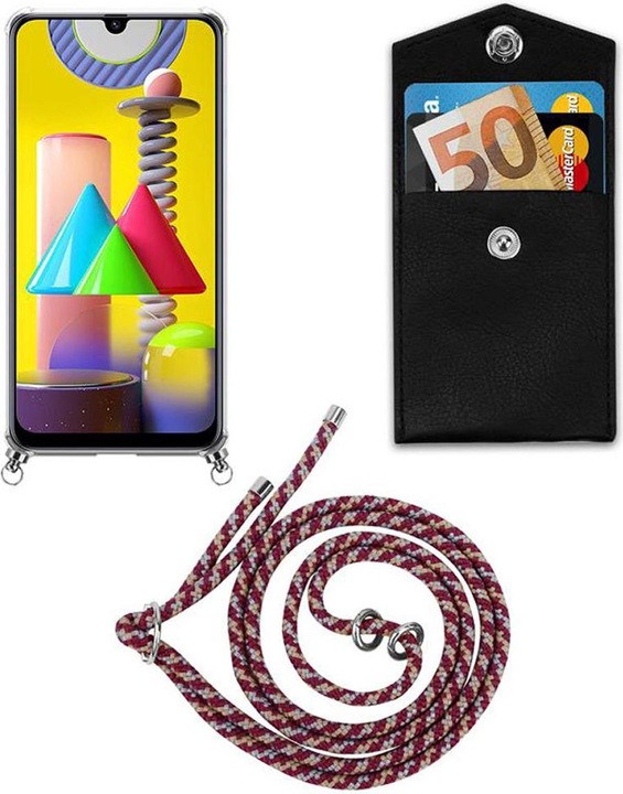 Produktbild Cadorabo TPU Handy Kette SILBER Cover