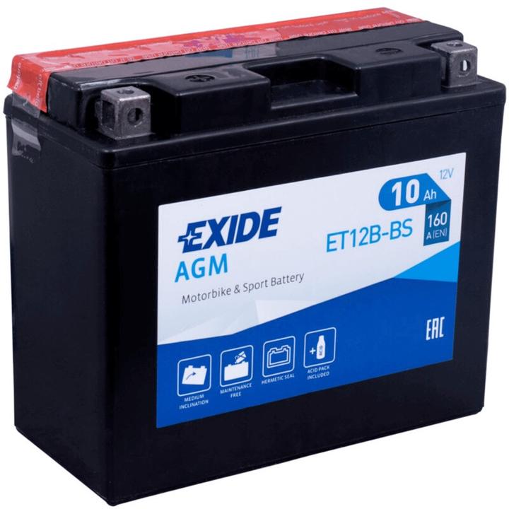 Image du produit Exide Agm (12 V, 10 Ah, 160 A)