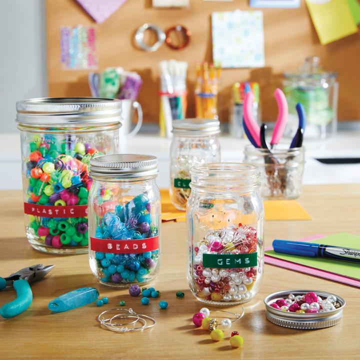 Produktbild Dymo Prägeband 3D (0.90 cm, Blau, Schwarz, Rot)