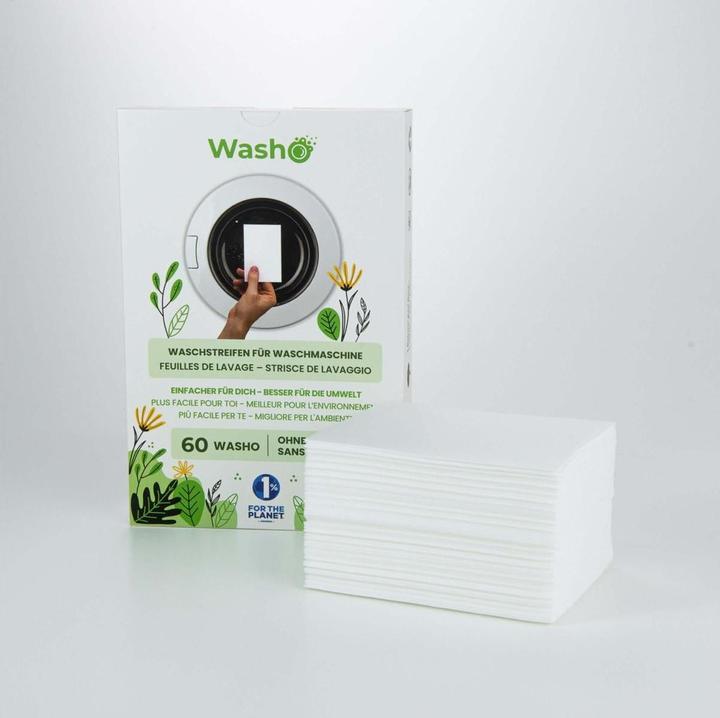 Produktbild Washo Waschstreifen (60 Waschgänge, Waschtücher)