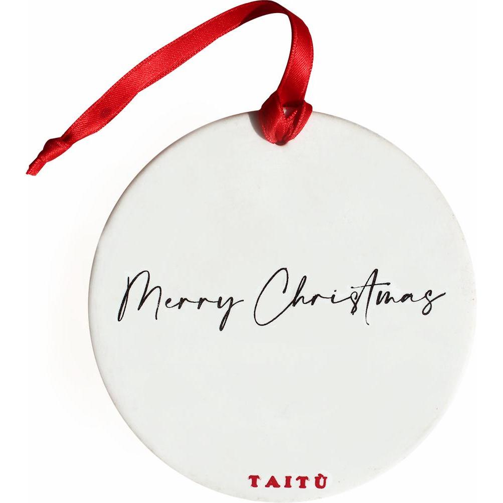 Thumbnail - Taitù, Christbaumschmuck, Home Feelings Porzellananhänger MERRY CHRISTMAS (1 -teilig)