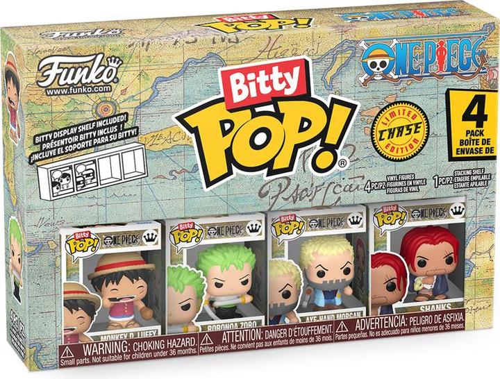 Actual product image Funko BITTY POP 4 Pack One Piece Monkey D. Luffy