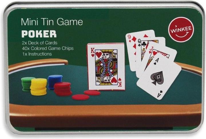 Produktbild Winkee - Mini Tin Game Poker - (18404) (Deutsch)