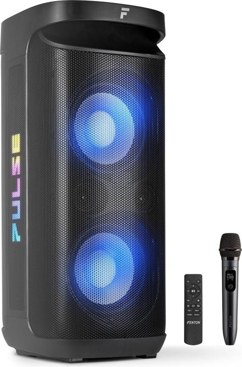 Produktbild Fenton Bluetooth Speaker Pulse200 Schwarz (12 h, Akkubetrieb, Netzbetrieb)