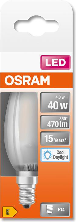 Produktbild Osram Led Retrofit Classic B (E14, 4 W, 470 lm, 1 x, E)