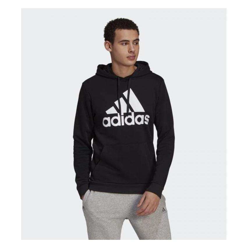 Adidas, Mannen, Springer, Essentials Fleece-Hoodie Mit Grossem Logo, (M)
