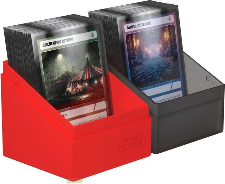 Produktbild Ultimate Guard Boulder Deck Case 100+ SYNERGY Schwarz/Rot