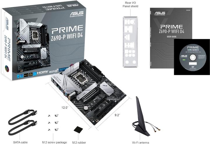 Immagine prodotto ASUS Prime Z690-P Wifi (LGA 1700, Intel Z690 (DDR4), ATX)