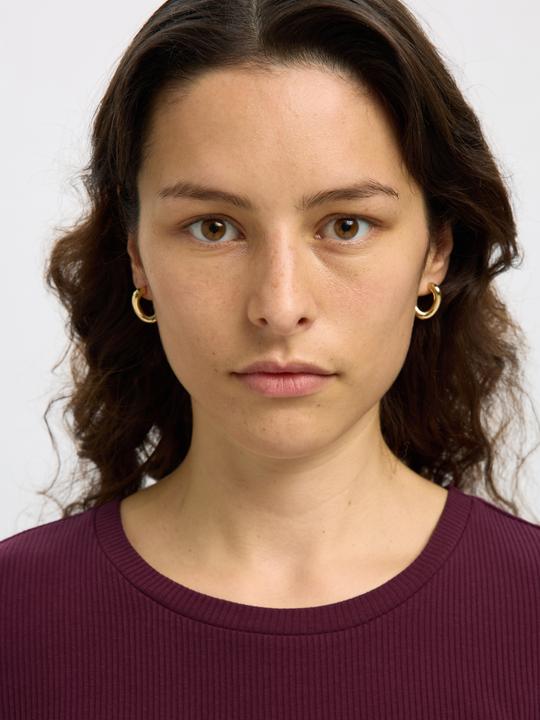 Produktbild Selected Geripptes Oberteil mit langen Ärmeln (S)