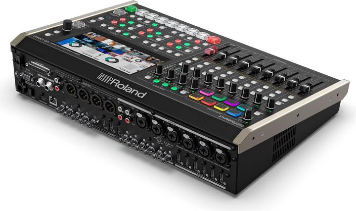 Produktbild Roland 8 Kanal HD-SDI/HDMI AV Mischer mit USB-C und Netzwerk Streaming (Studio- und Livemixer)