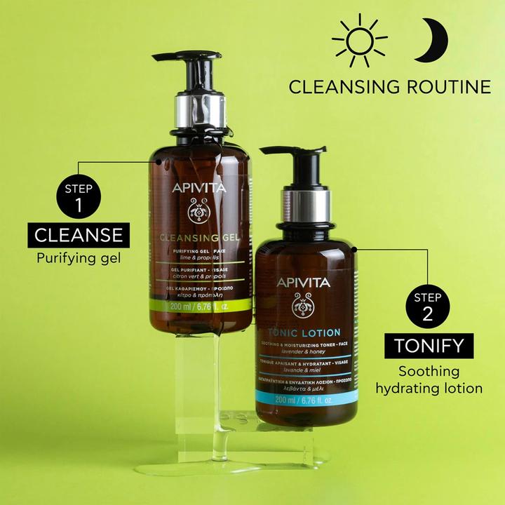 Actual product image Apivita Cleansing Propolis & Lime (Cleansing gel, 200 ml)