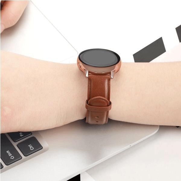 Actual product image Beline pasek Watch 22mm Elegance brazowybrown (22 mm, ecological leather, Plastic)