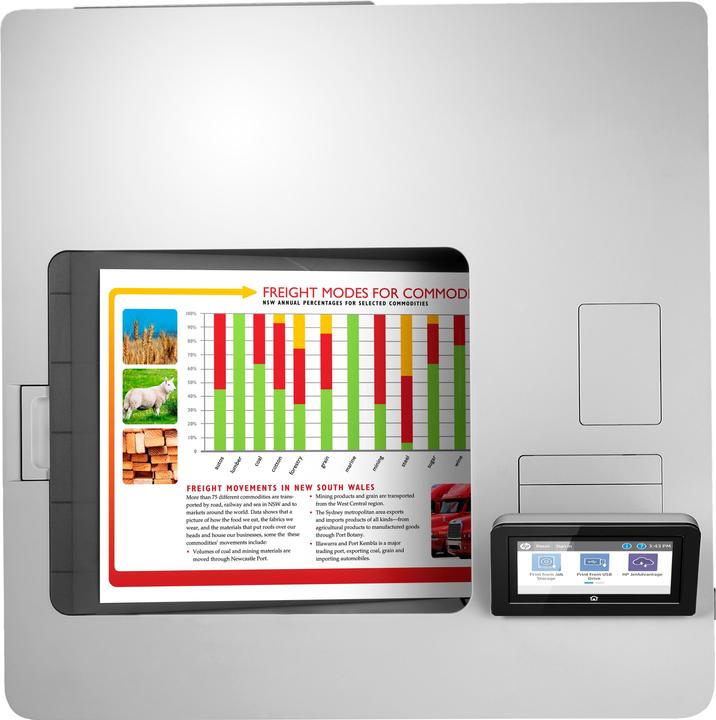 Actual product image HP Color LaserJet Managed E55040dn - printer - laser/LED printing (Laser, Colour)