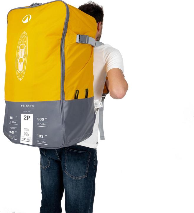 Immagine prodotto Tribord Kajak aufblasbar 2-Sitzer - 100+ gelb (2 pers.)