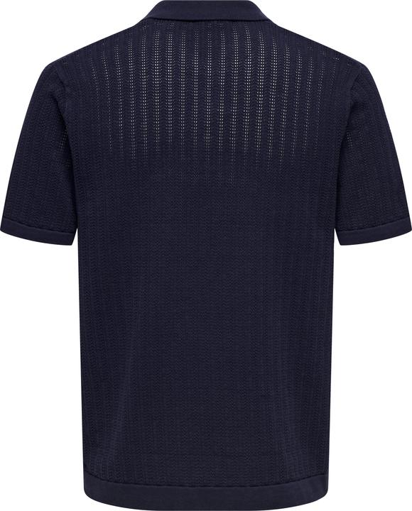 Actual product image Only & Sons ONSMOON Gestricktes Polo-Hemd Polo (L)