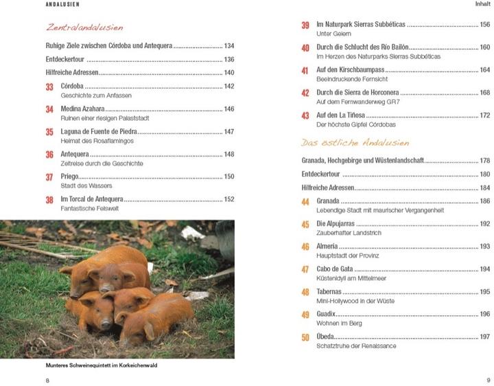Produktbild Wanderurlaubsführer Andalusien (Deutsch, Andreas Friedrich, 2018)