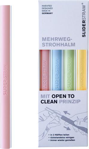Produktbild SliderStraw Trinkhalm 4 Stück 15 cm