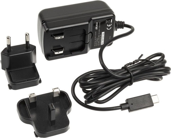 Produktbild Akasa 15 Watt USB Typ C Netzteil kompatibel mit Raspberry Pi 4