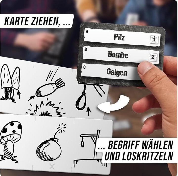 Produktbild Denkriesen Partyfieber - Kritzelschlacht (d) (Deutsch, 3 - 8 Spieler)